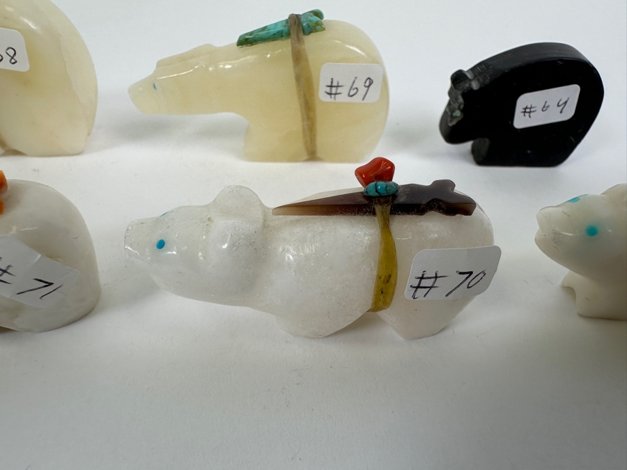 Lot of (7) Zuni Fetishes 1.25'W - 3'W [Photo 6]