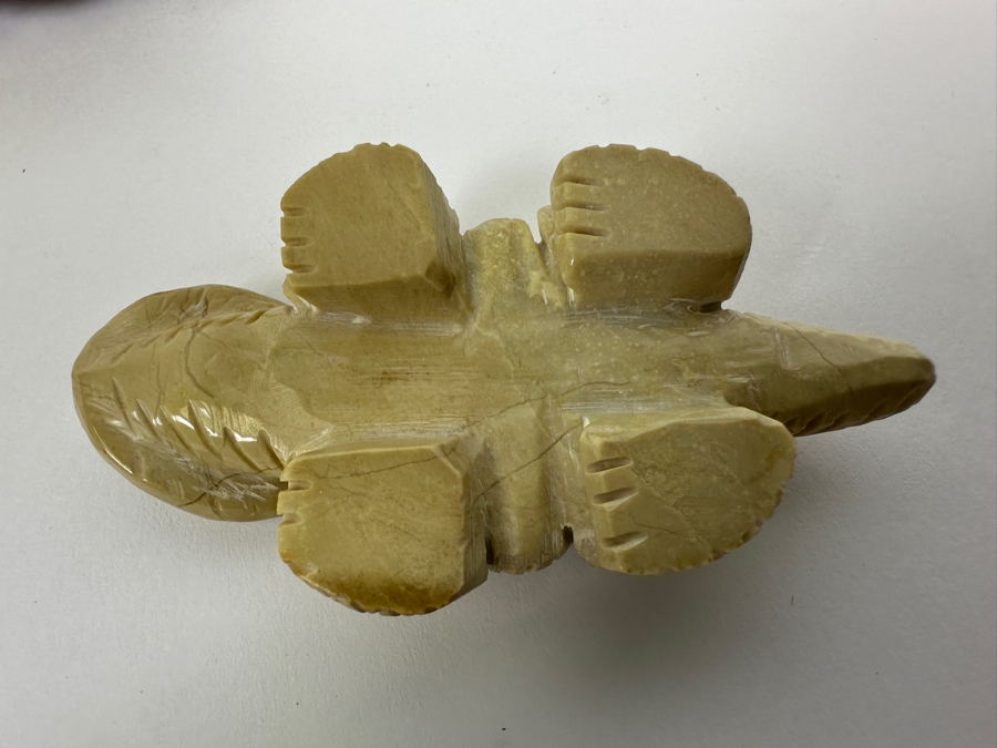 Pair of Carved Stone Zuni Fetishes - One Signed, One Unsigned  [Photo 10]