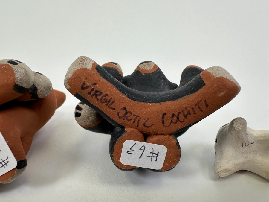 Lot of (3) Jemez Pottery Animal Figurines 3/4'H - 2'H [Photo 9]