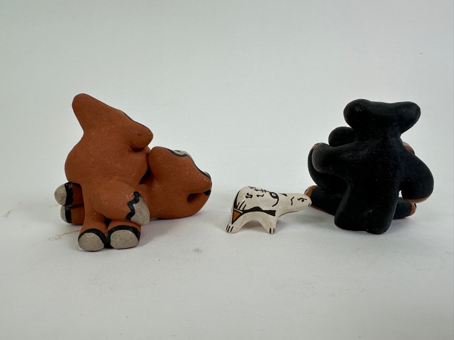 Lot of (3) Jemez Pottery Animal Figurines 3/4'H - 2'H [Photo 7]