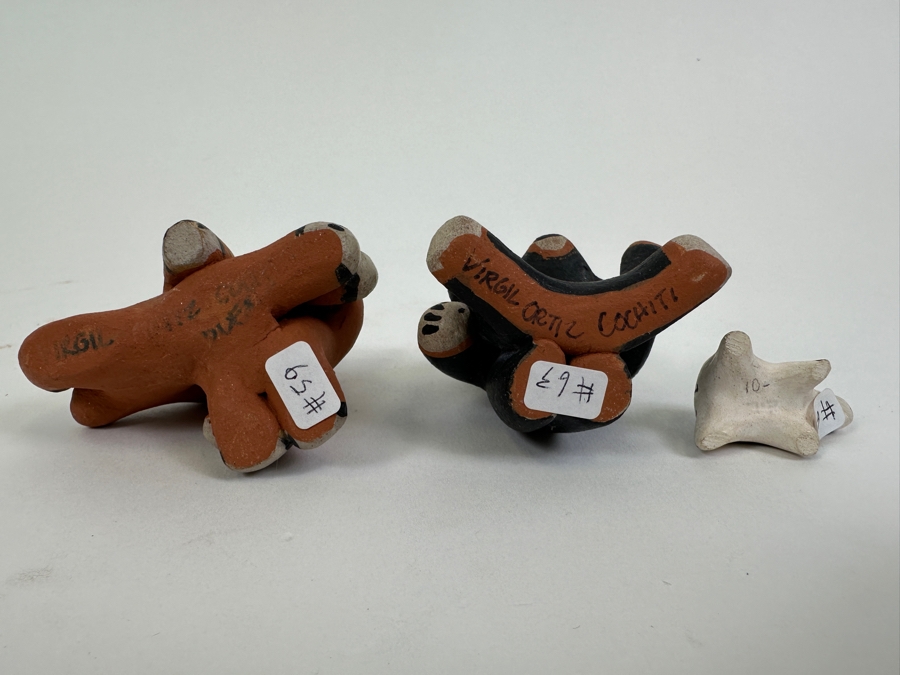 Lot of (3) Jemez Pottery Animal Figurines 3/4'H - 2'H [Photo 8]