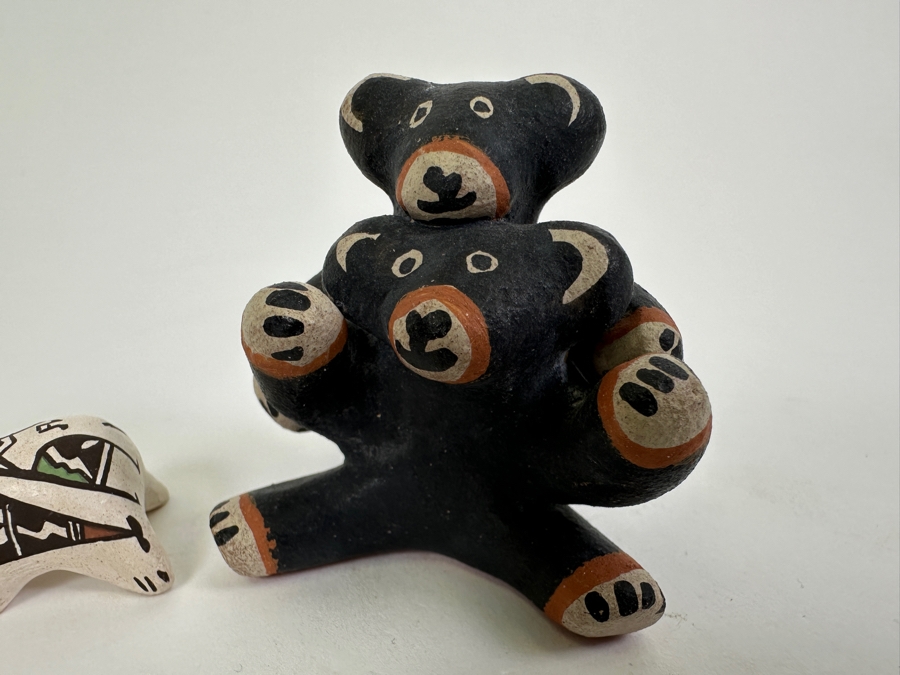 Lot of (3) Jemez Pottery Animal Figurines 3/4'H - 2'H [Photo 5]