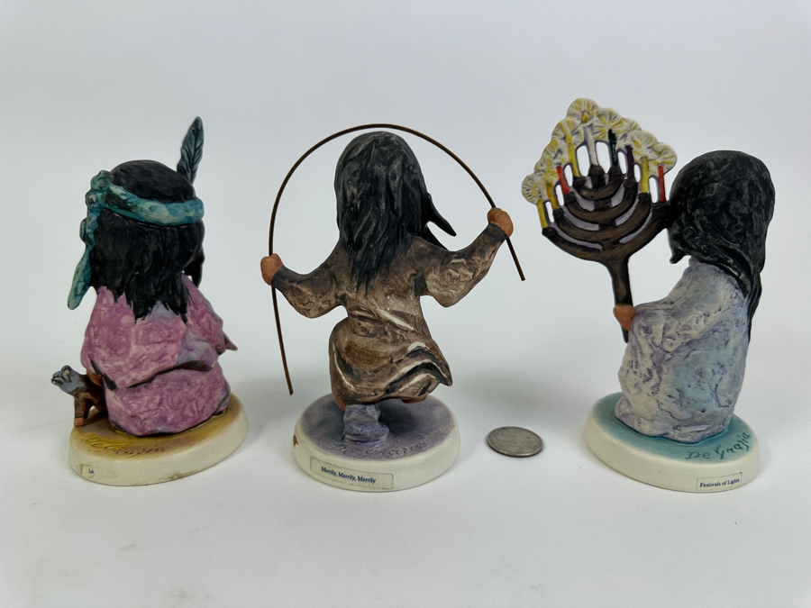 (3) De Grazia Figurines With Boxes [Photo 7]