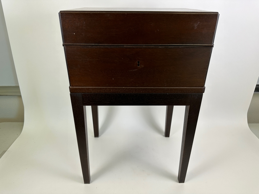 Rare Limited Edition Royal Copenhagen Porcelain Colonial Coffee Service Set In Fitted Chest Commemorating The Bicentennial Of The United States Of America Featuring Presidents Thomas Jefferson & George Washington Numbered 257 Of 300 Estimate $2,500-$3,000 [Photo 18]