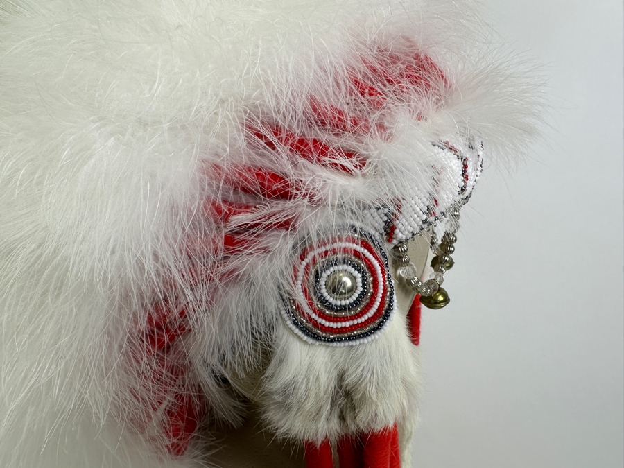 Black Cloud Warbonnet Beadwork By Marilou Navajo And Featherwork By Rosemary Navajo 18W X 31H [Photo 17]