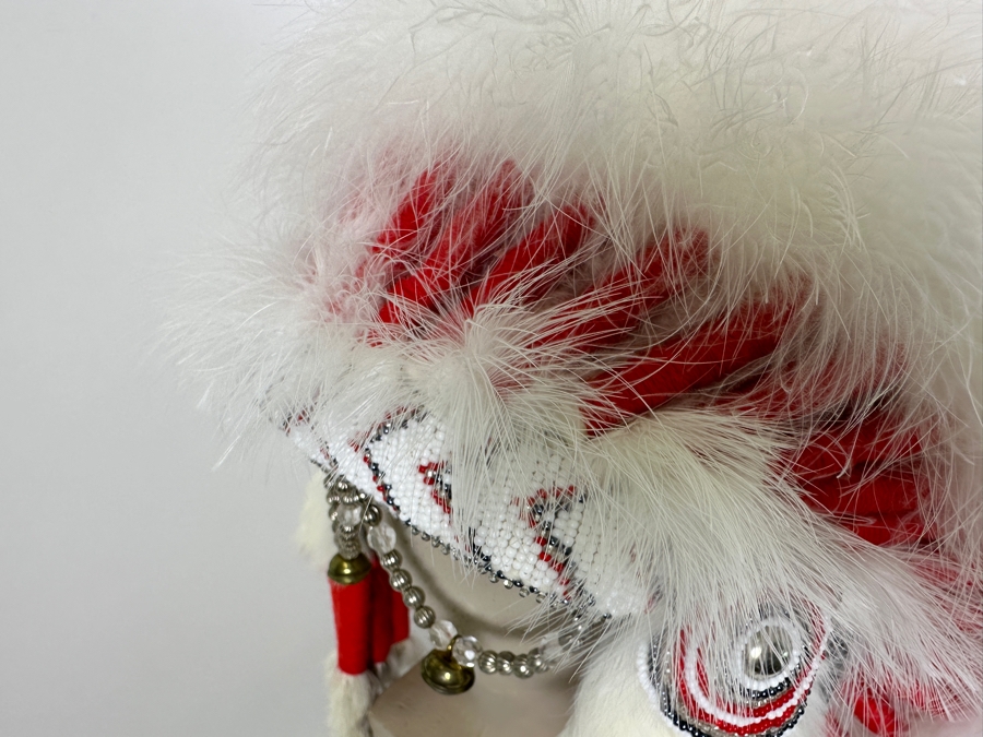 Black Cloud Warbonnet Beadwork By Marilou Navajo And Featherwork By Rosemary Navajo 18W X 31H [Photo 12]