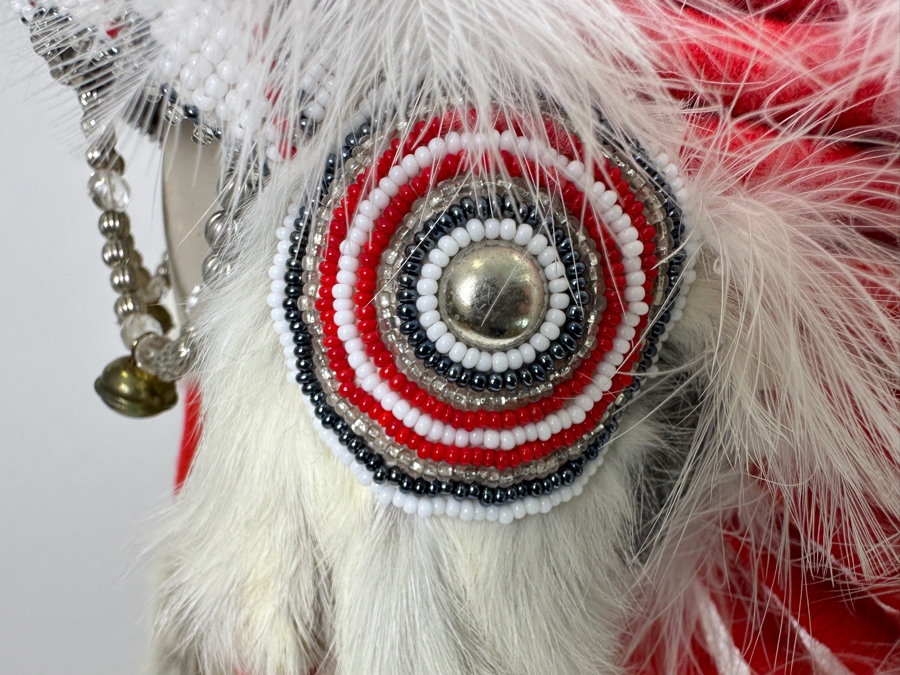 Black Cloud Warbonnet Beadwork By Marilou Navajo And Featherwork By Rosemary Navajo 18W X 31H [Photo 10]