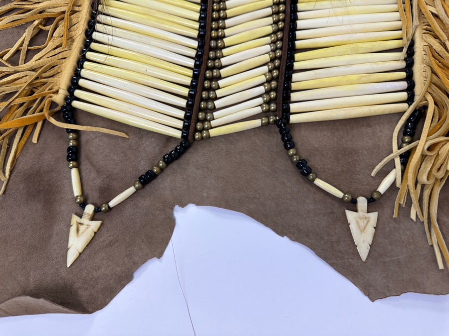 Native American Breastplate And Choker 27W X 36H [Photo 3]