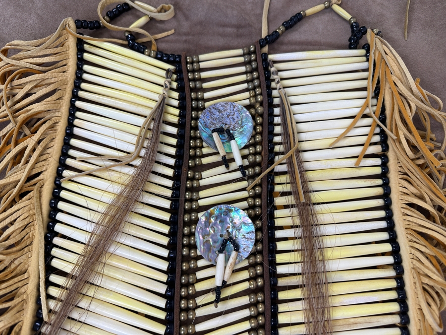 Native American Breastplate And Choker 27W X 36H [Photo 2]