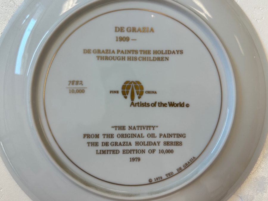 (8) De Grazia Limited Edition Collectible Plates [Photo 10]