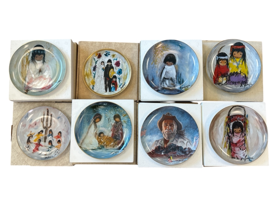 (8) De Grazia Limited Edition Collectible Plates [Photo 1]