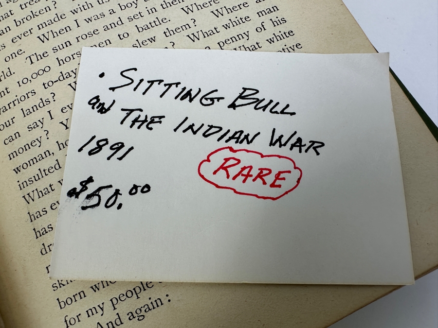 Rare Antique 1891 Hardcover Book Life Of Sitting Bull And History Of The Indian War Of 1890-1891 By W. Fletcher Johnson Profusely Illustrated [Photo 7]