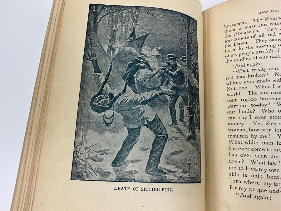 Rare Antique 1891 Hardcover Book Life Of Sitting Bull And History Of The Indian War Of 1890-1891 By W. Fletcher Johnson Profusely Illustrated [Photo 8]