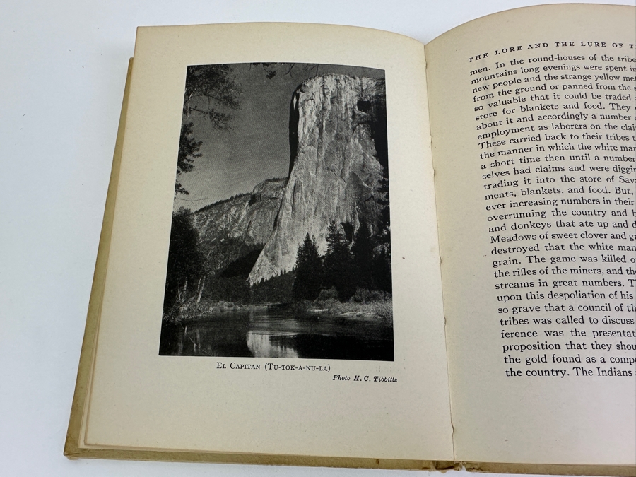 Antique Hand Signed Hardcover Book The Lore And The Lure Of Yosemite Signed By Herbert Earl Wilson 1923 [Photo 6]