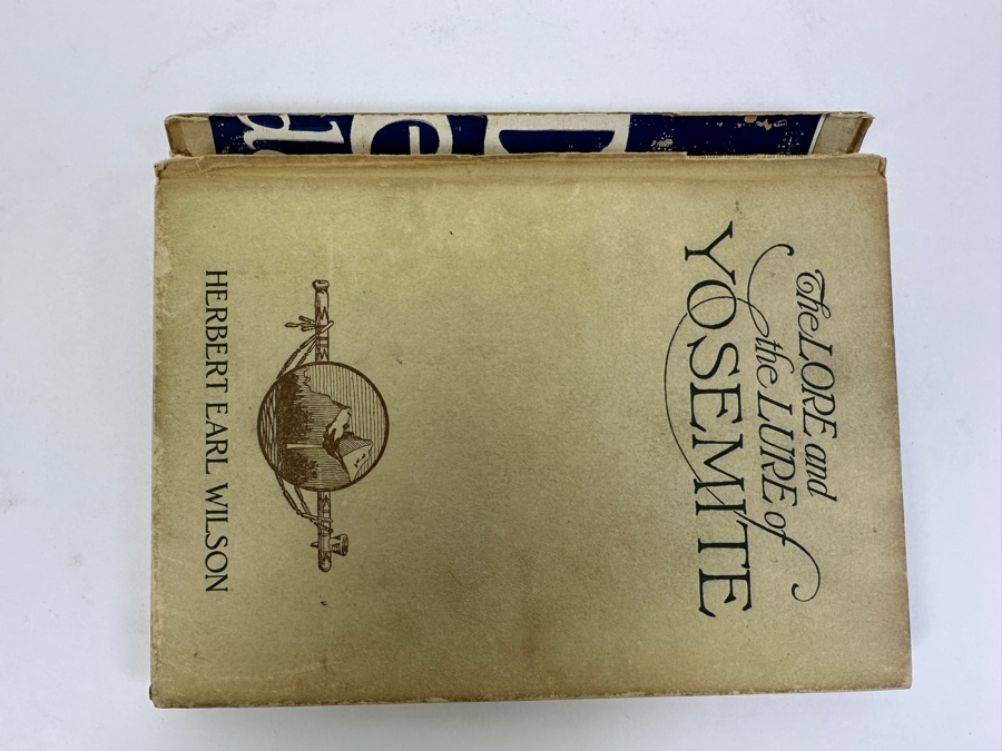 Antique Hand Signed Hardcover Book The Lore And The Lure Of Yosemite Signed By Herbert Earl Wilson 1923 [Photo 7]