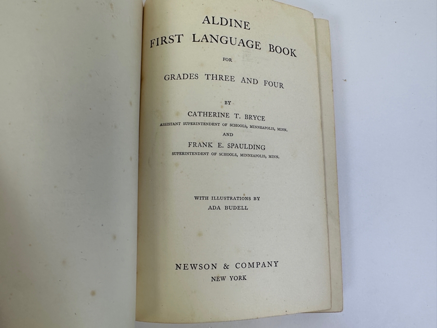 (4) Antique/Vintage Hardcover Children's Textbooks 1906-1935 [Photo 9]