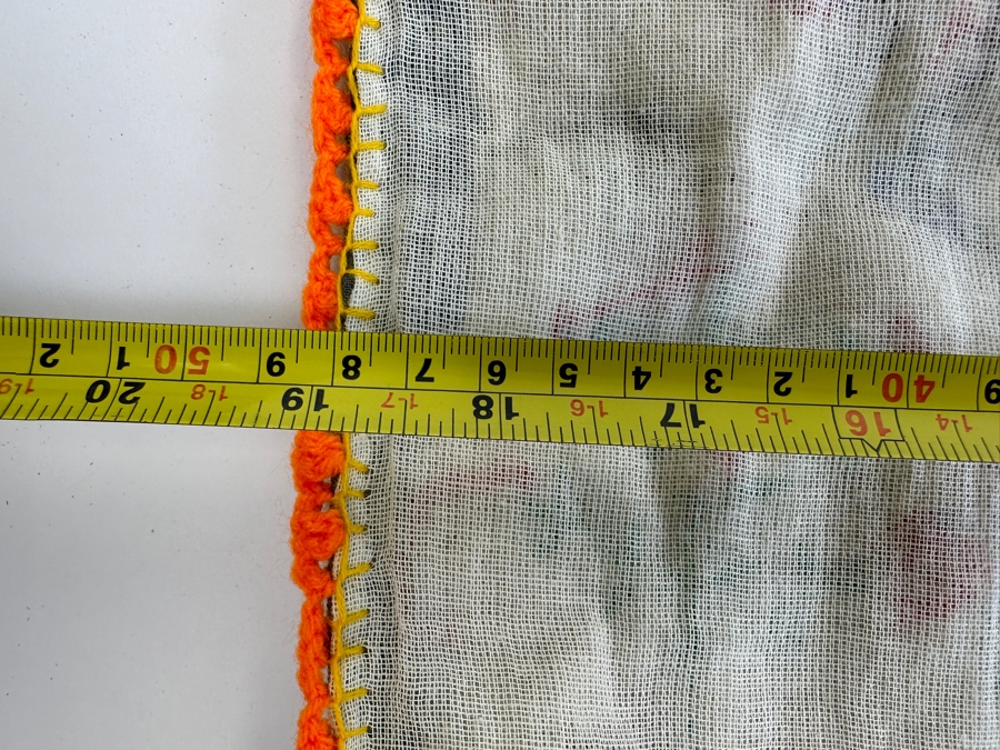 Pair Of Peruvian Arpillera 3-D Folk Art Textiles 19 X 19 [Photo 16]