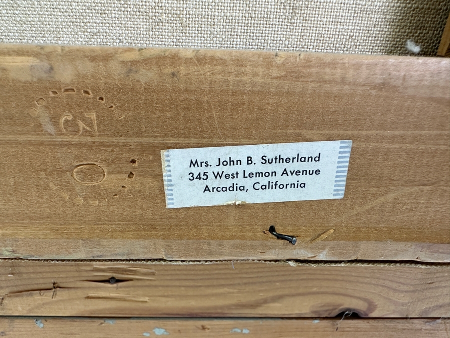 Jessie Sutherland Original Arizona Landscape Oil Painting On Canvas Titled 'Winter At Oak Creek Canyon' 30 X 24 Framed 39 X 33 [Photo 10]