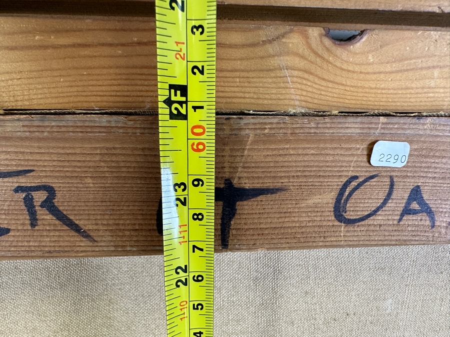 Jessie Sutherland Original Arizona Landscape Oil Painting On Canvas Titled 'Winter At Oak Creek Canyon' 30 X 24 Framed 39 X 33 [Photo 13]