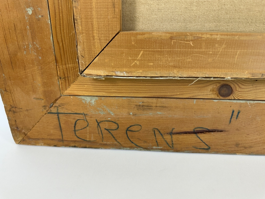 Jessie Sutherland Original Arizona Landscape Oil Painting On Canvas Titled 'Winter At Oak Creek Canyon' 30 X 24 Framed 39 X 33 [Photo 11]