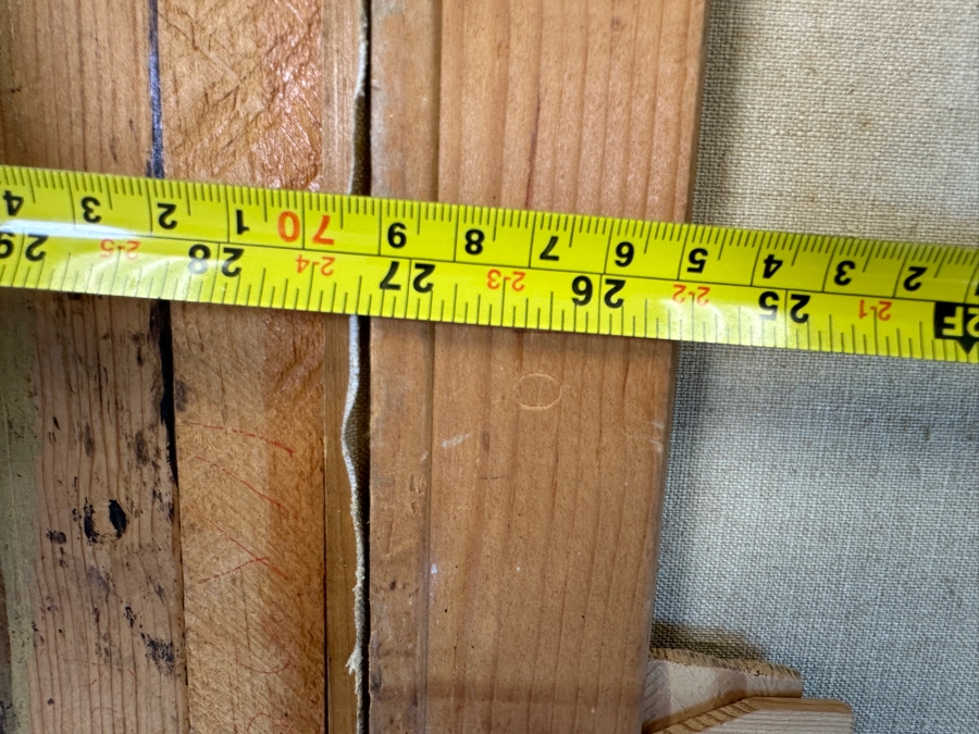 John Carrol Hooper Original Oil Painting On Canvas Mayan Ceremony 27 X 10.5 Framed 33 X 16 [Photo 13]