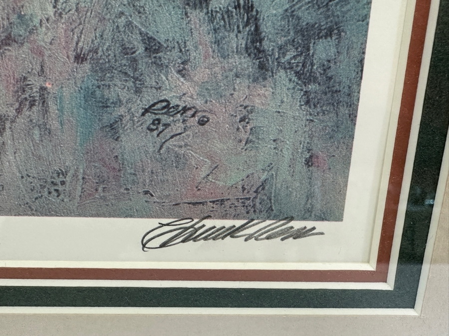 Chuck Ren Hand Signed Limited Edition Print Titled 'Deliverance' Numbered 178 Of 1,900 15 X 23 Framed 22.5 X 31.5 [Photo 7]