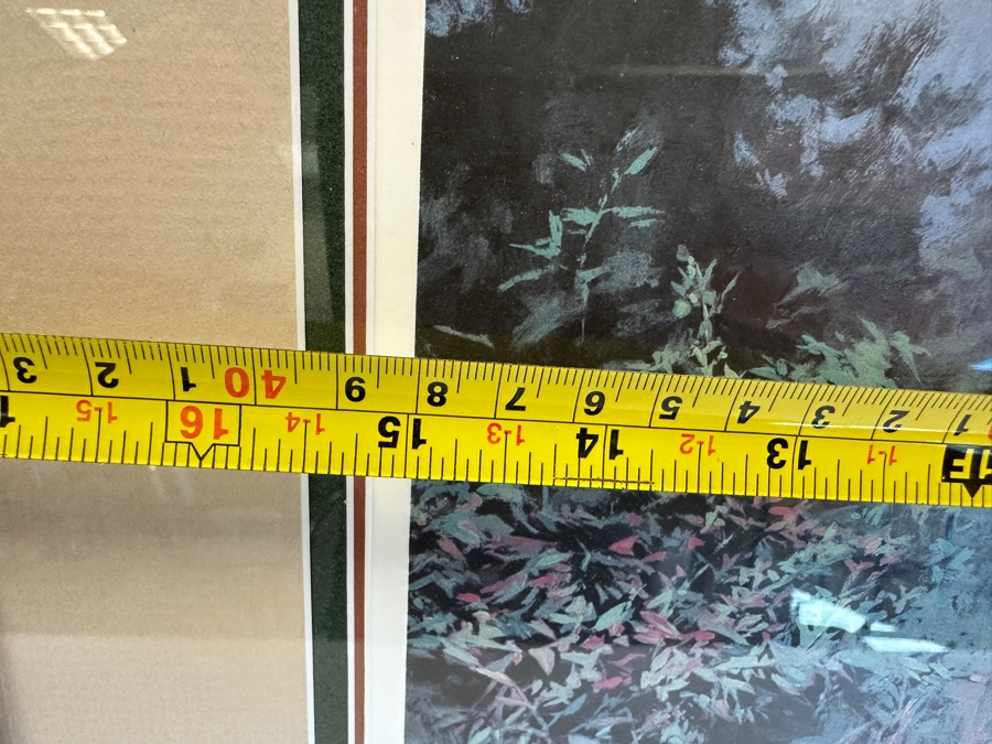 Chuck Ren Hand Signed Limited Edition Print Titled 'Deliverance' Numbered 178 Of 1,900 15 X 23 Framed 22.5 X 31.5 [Photo 11]