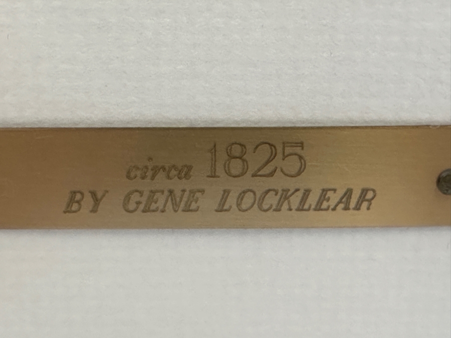 Gene Locklear (B. 1949, American / Former Padres Baseball Player) Original Native American Charcoal Drawing On Paper 16 X 24.5 Framed 25.5 X 33.5 [Photo 11]