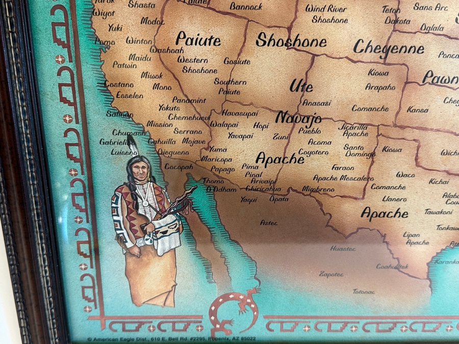 Framed Print Tribes Of The Indian Nation 26.5 X 20.5 [Photo 6]