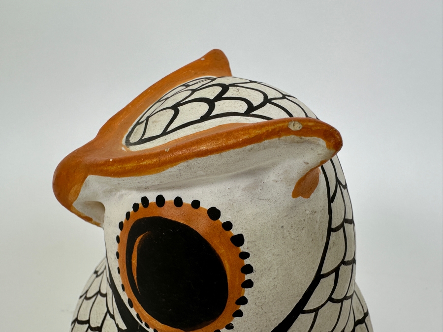Eva Histia (1914-2005) Acoma New Mexico Pueblo Owl Pottery Figurine 7H [Photo 8]