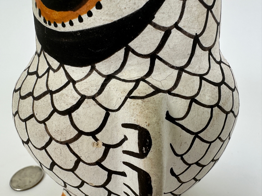 Eva Histia (1914-2005) Acoma New Mexico Pueblo Owl Pottery Figurine 7H [Photo 7]
