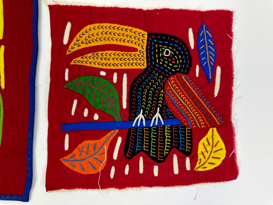 (4) Vintage Molas From Panama [Photo 4]