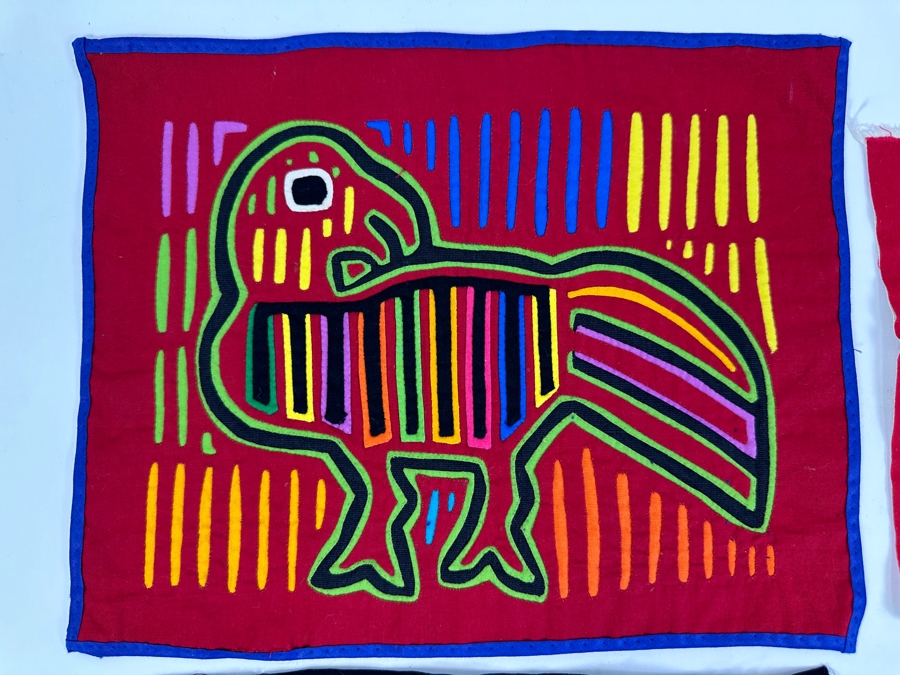 (4) Vintage Molas From Panama [Photo 5]
