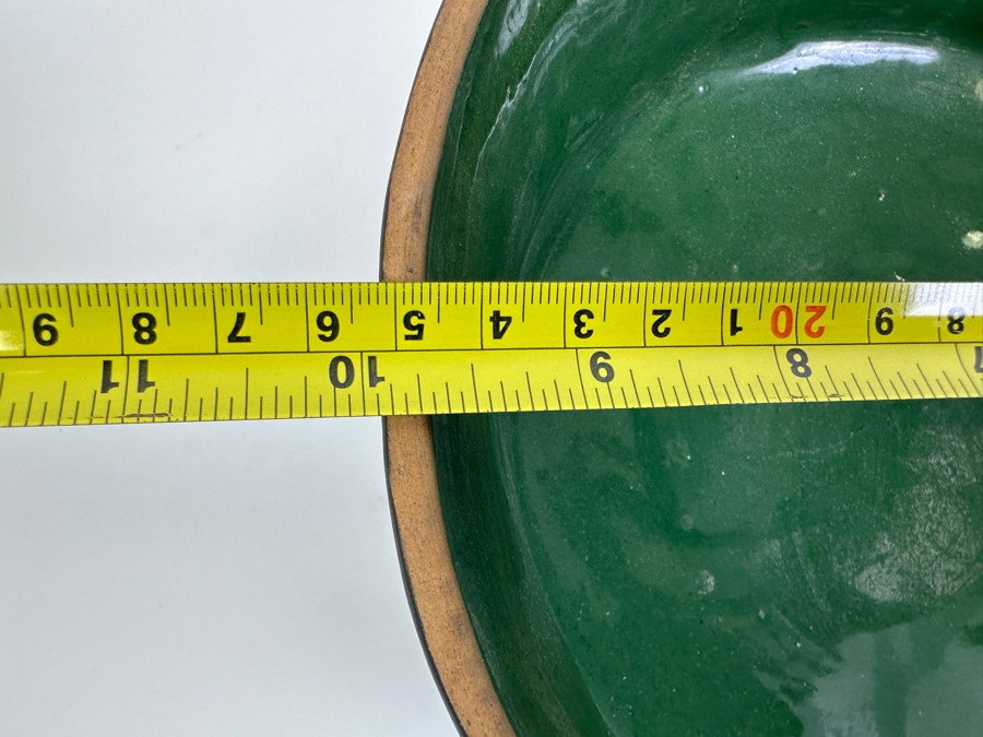 Signed Mexican Tripod Pottery Pot Bowl 10W X 4H [Photo 7]