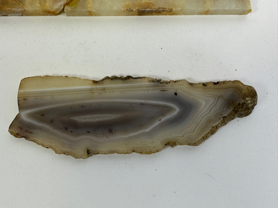 Collection Of Four Sliced Polished Agates [Photo 5]