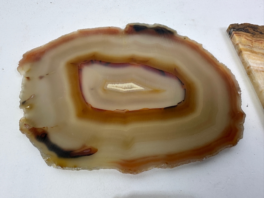 Collection Of Four Sliced Polished Agates [Photo 3]