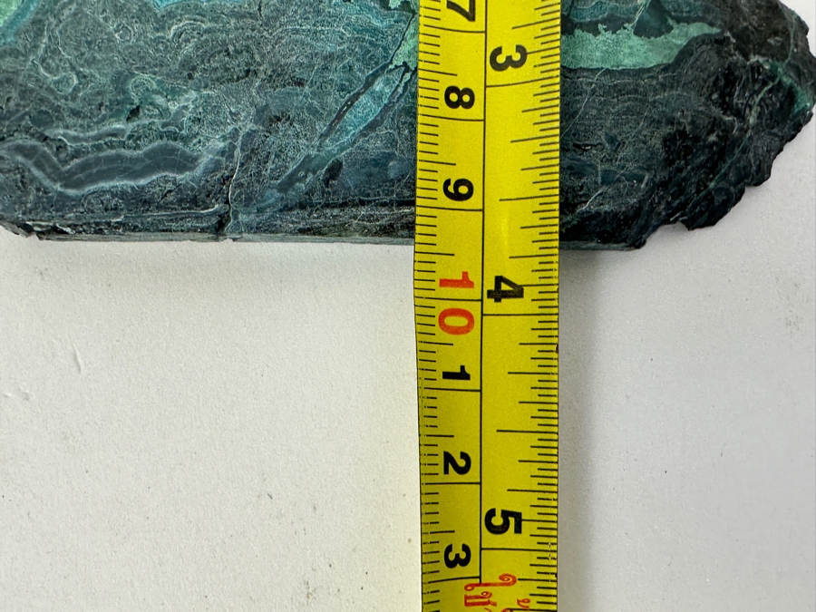 Pair Of Polished Malachite Slices Larger Piece Measures 5W X 3.5H [Photo 9]