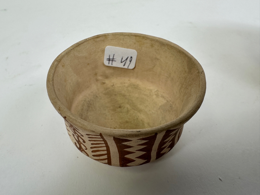 Three Small Handmade Pottery Pieces Largest Measures 2.5H [Photo 8]