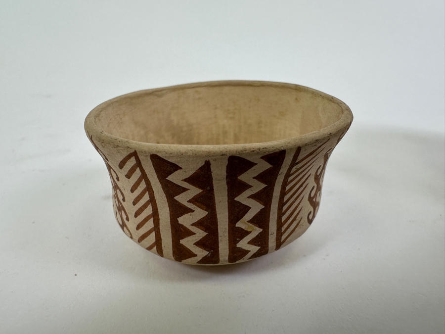 Three Small Handmade Pottery Pieces Largest Measures 2.5H [Photo 6]