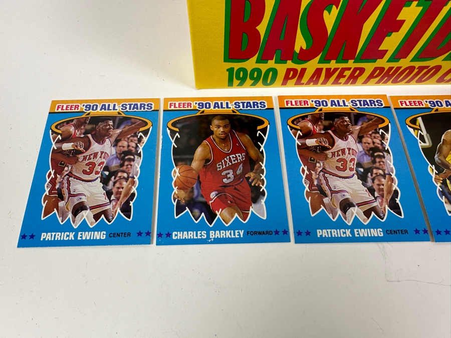JUST ADDED - 1990 Fleer Basketball Player Photo Cards NBA Basketball Cards Fifth Anniversary Edition [Photo 3]