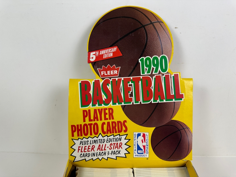 JUST ADDED - 1990 Fleer Basketball Player Photo Cards NBA Basketball Cards Fifth Anniversary Edition [Photo 6]