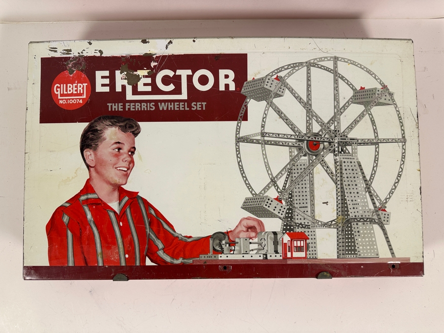 JUST ADDED - Vintage Gilbert Erector Set 20.5W X 12D X 3.5H [Photo 2]