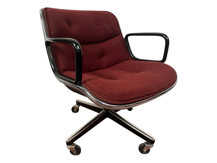 JUST ADDED - Vintage Knoll Charles Pollock Mid-Century Modern Executive Chair