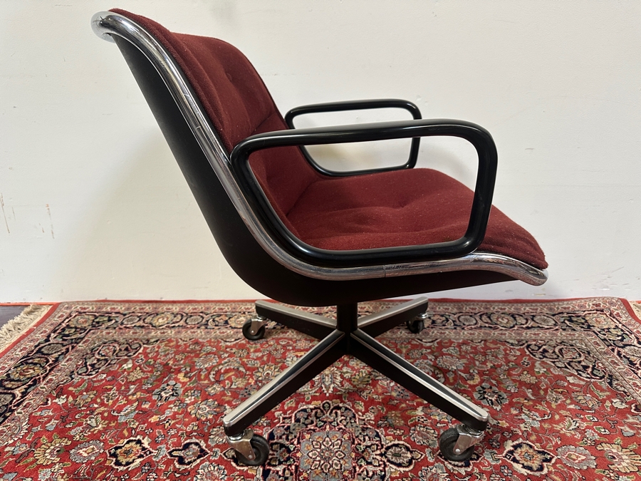 JUST ADDED - Vintage Knoll Charles Pollock Mid-Century Modern Executive Chair [Photo 7]