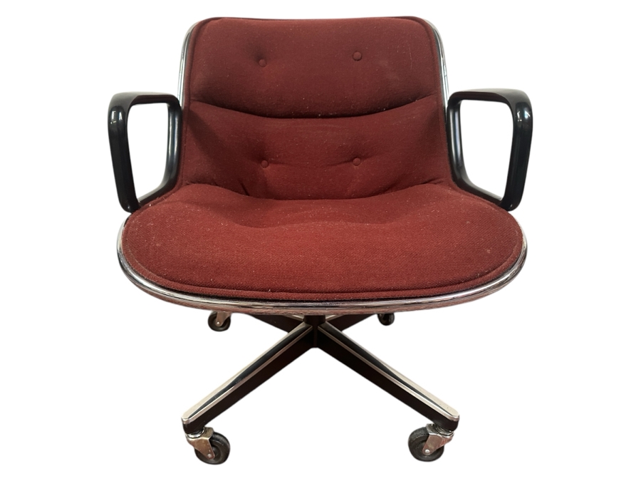 JUST ADDED - Vintage Knoll Charles Pollock Mid-Century Modern Executive Chair [Photo 2]