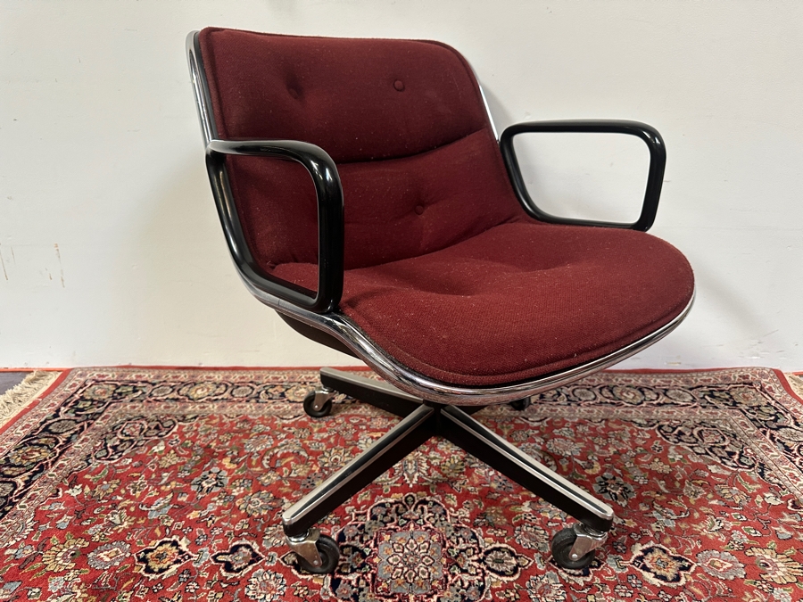 JUST ADDED - Vintage Knoll Charles Pollock Mid-Century Modern Executive Chair [Photo 6]