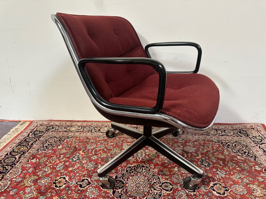 JUST ADDED - Vintage Knoll Charles Pollock Mid-Century Modern Executive Chair [Photo 5]