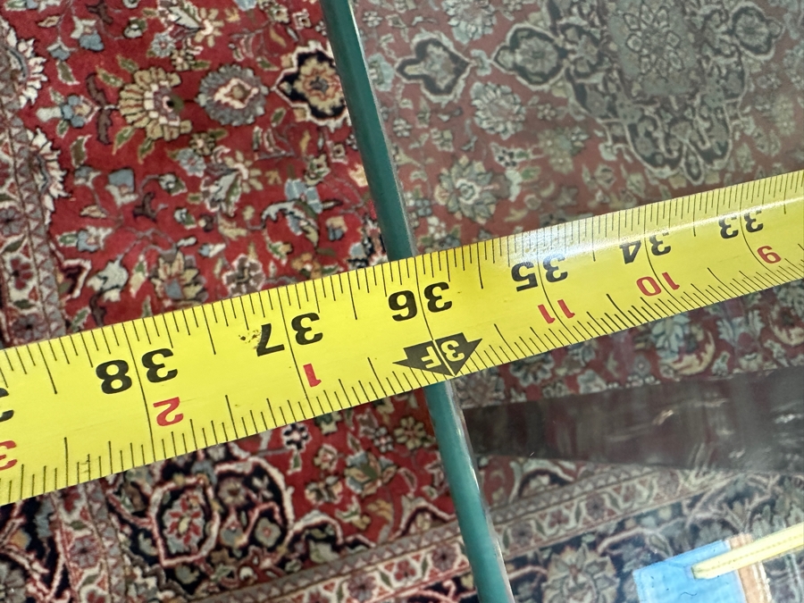 JUST ADDED - Modernist Chrome Base Glass Top Coffee Table 36W X 36D X 16H [Photo 7]