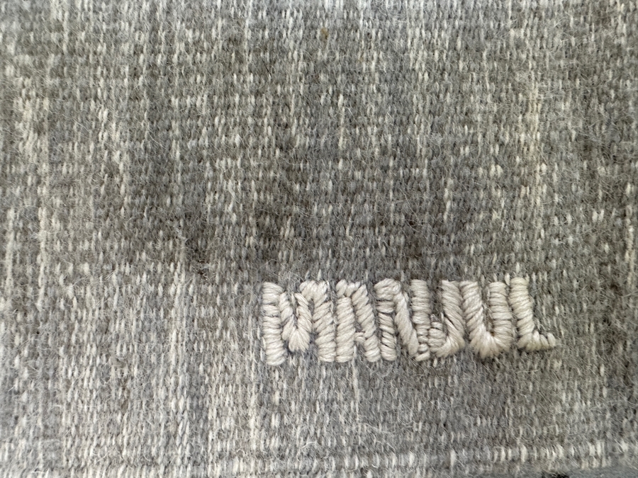 JUST ADDED - Vintage Signed Mexican Wall Tapestry Signed Manjul 71W X 48H [Photo 5]