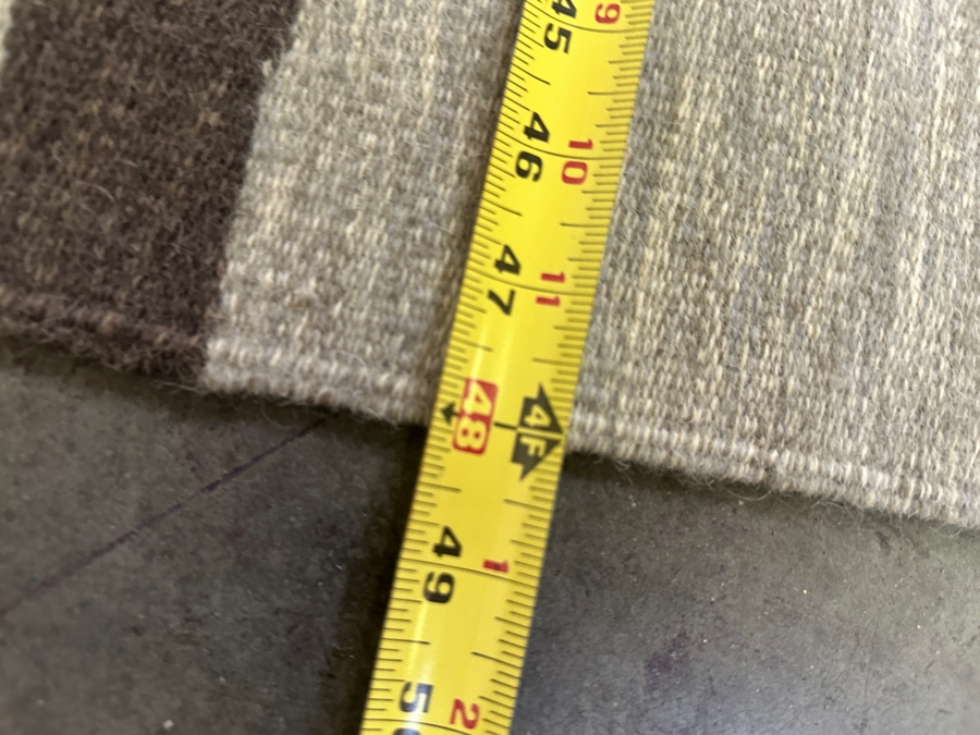 JUST ADDED - Vintage Signed Mexican Wall Tapestry Signed Manjul 71W X 48H [Photo 8]